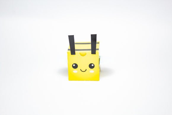 Bee Kids Favor Box 3D SVG