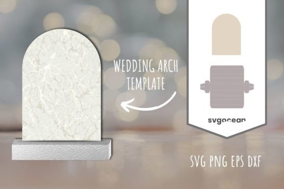 Boho Arch SVG Cut File 3D Shapes