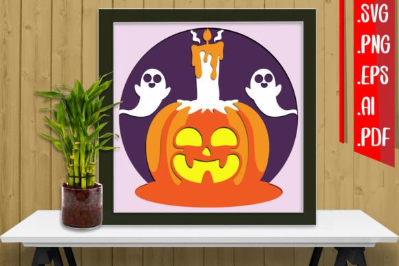 Halloween 3D SVG for Shadow Boxes