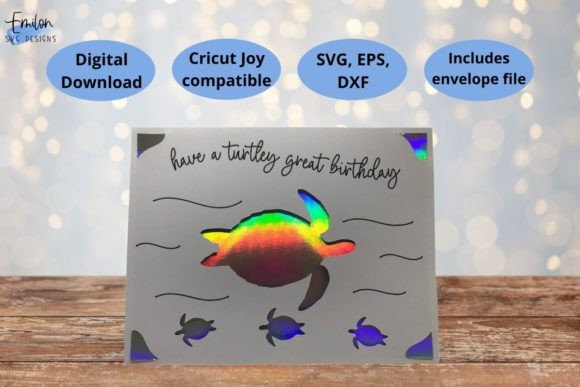 Have a Turtley Great Birthday Card SVG