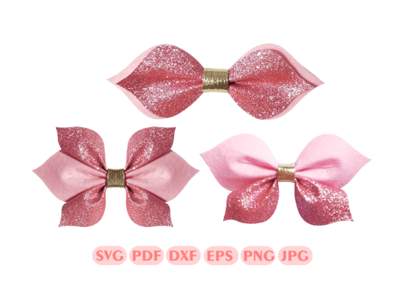 Pinch Hairbow Template SVG, PDF PA4
