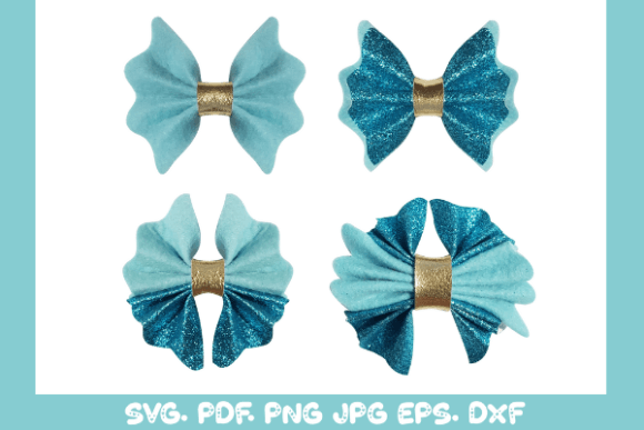 Pinch Hairbow Template SVG, PDF PB5