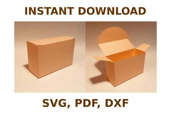 Rectangle Gift Box Template – 3D SVG Shapes