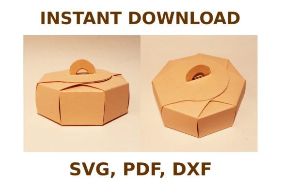 Round Box Template – 3D SVG Shapes