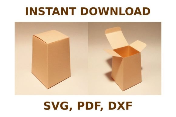 Trapezoid Box Template – 3D SVG Shapes