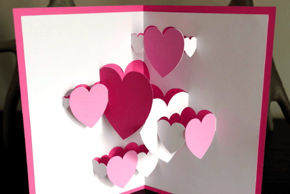 Valentine's Heart 3D SVG Card